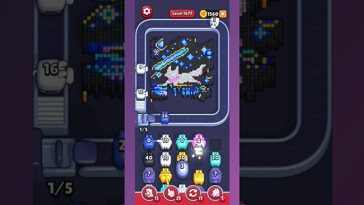 Pixel Flow Level 1677 Solution: Complete Walkthrough Guide