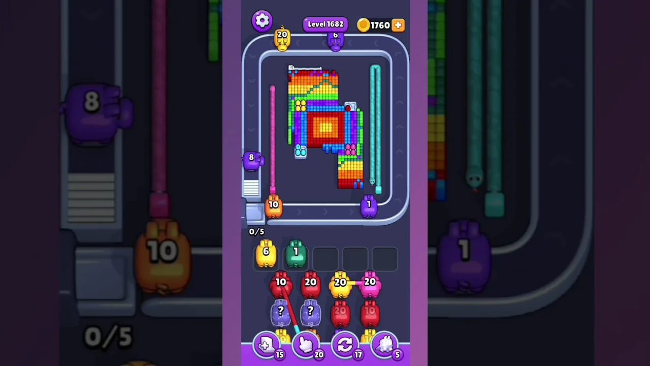 Pixel Flow Level 1682 Solution & Walkthrough Guide