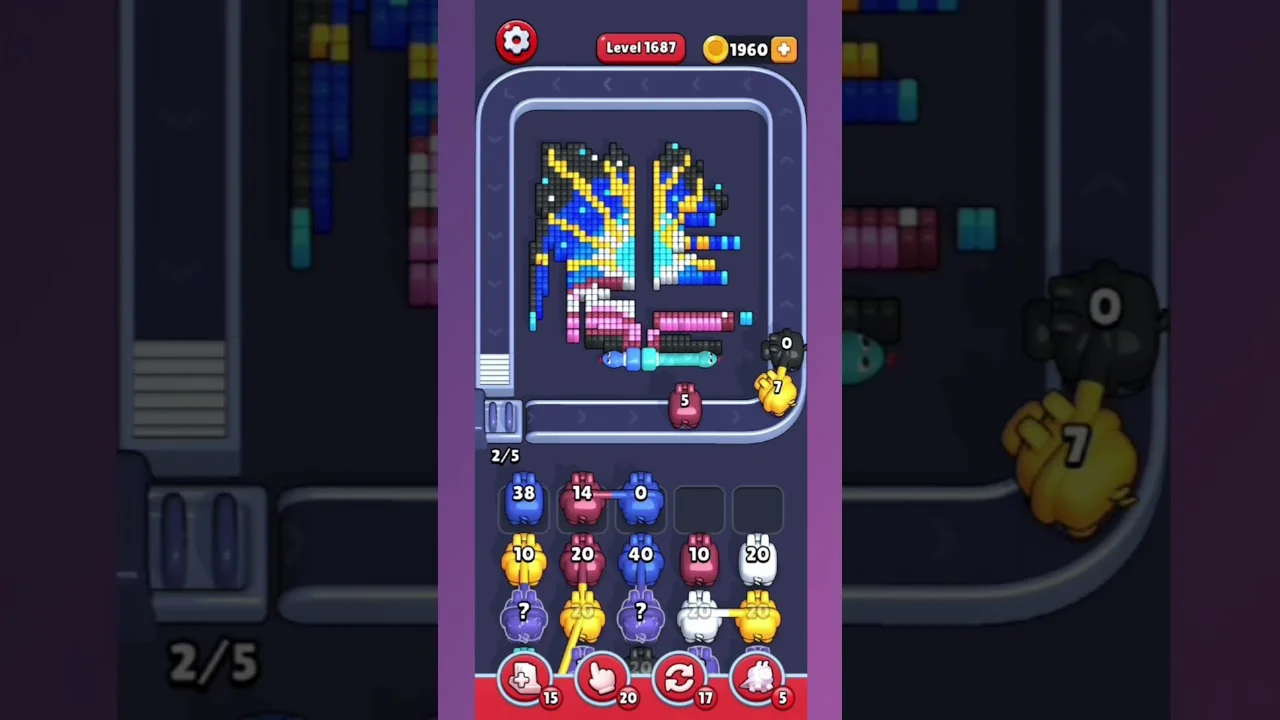 Pixel Flow Level 1687 Solution & Walkthrough Guide