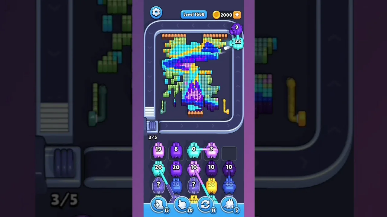 Pixel Flow Level 1688 Solution: Complete Walkthrough & Guide