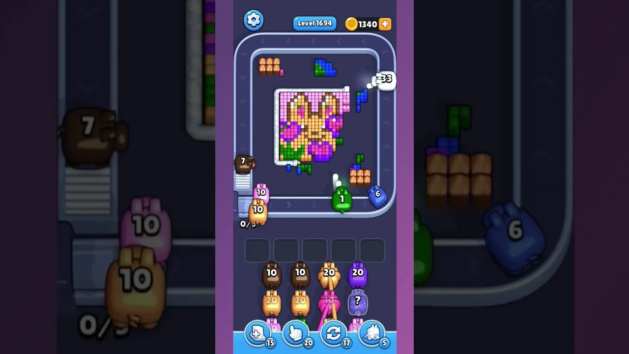 Pixel Flow Level 1694 Solution & Complete Walkthrough Guide
