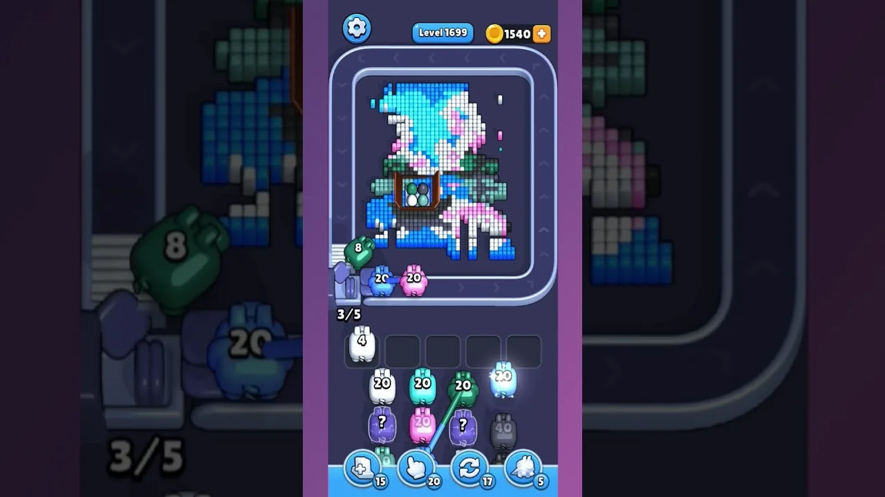 Pixel Flow Level 1699 Solution and Walkthrough Guide