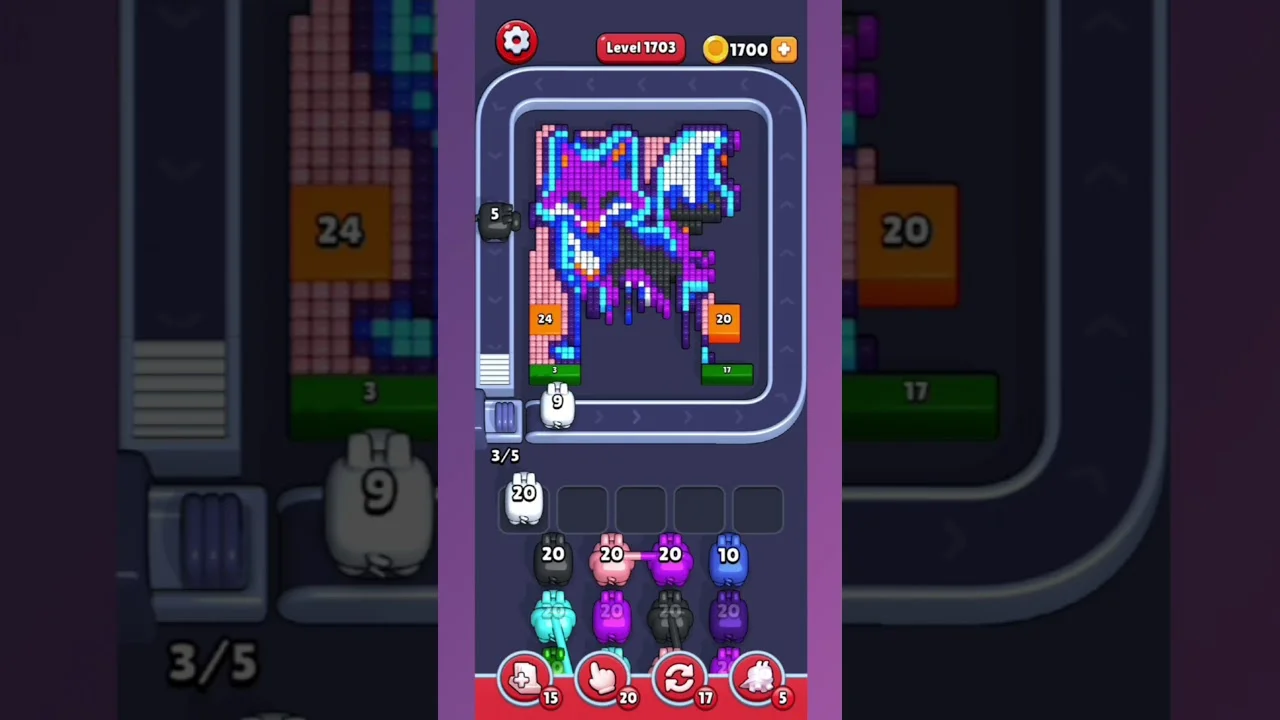 Pixel Flow Level 1703 Solution: Complete Walkthrough & Guide