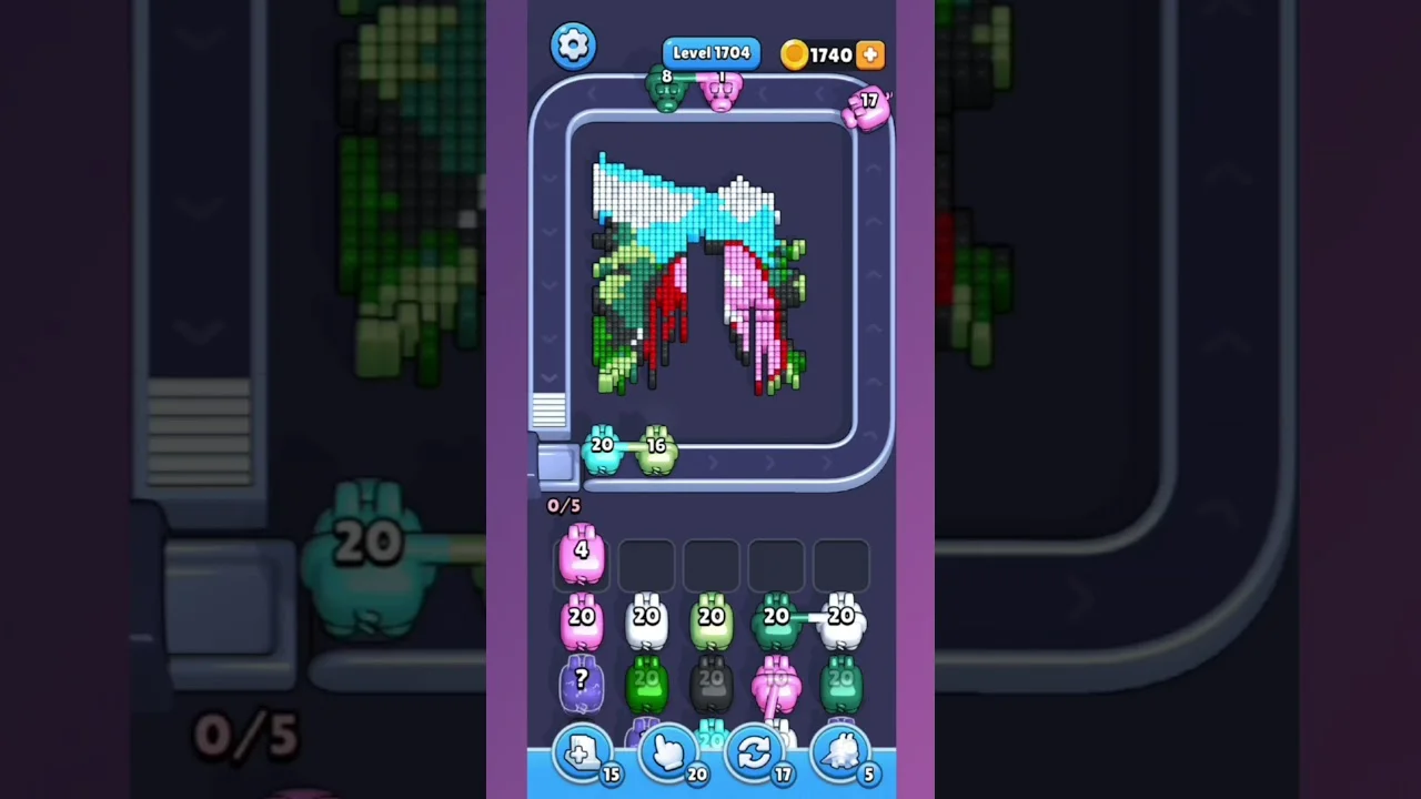 Pixel Flow Level 1704 Solution: Complete Walkthrough Guide
