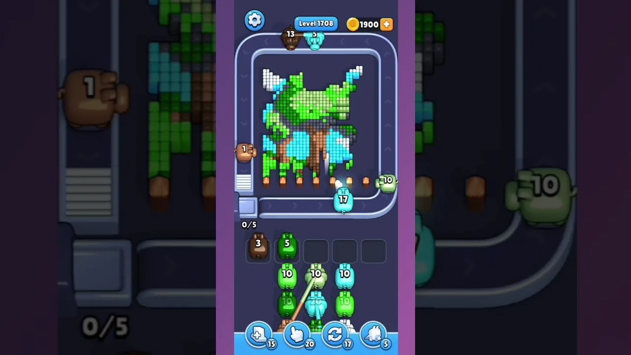 Pixel Flow Level 1708 Solution: Complete Walkthrough & Guide