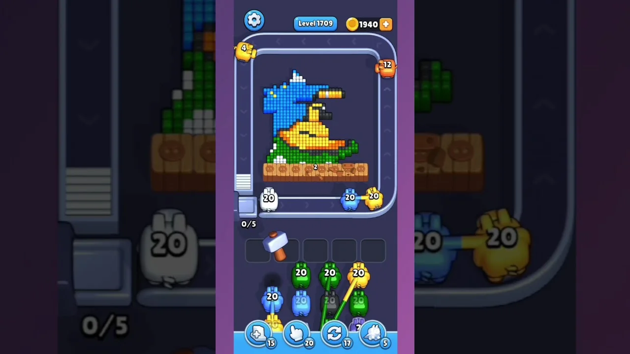 Pixel Flow Level 1709 Solution: Complete Walkthrough & Guide
