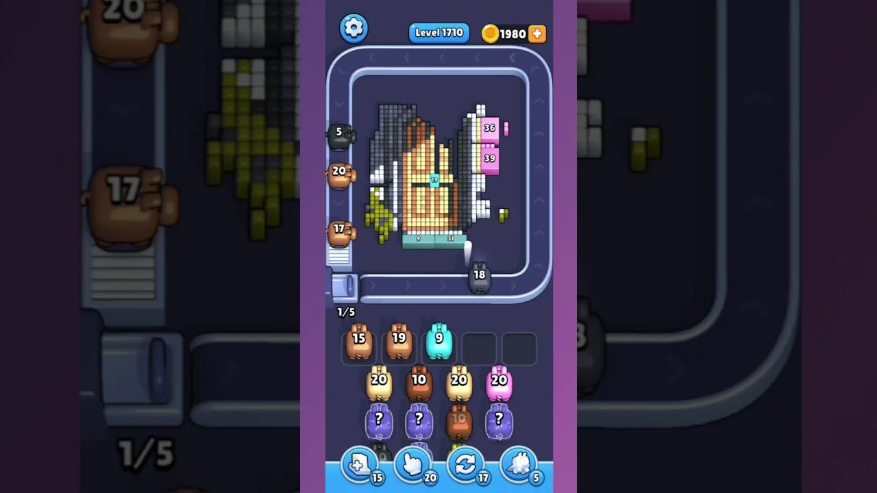 Pixel Flow Level 1710 Solution: Complete Walkthrough & Guide