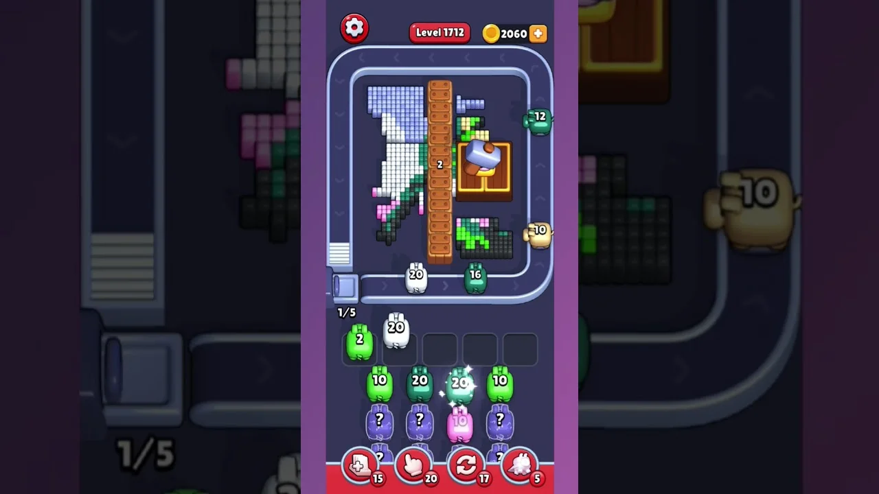 Pixel Flow Level 1712 Solution: Complete Walkthrough & Guide