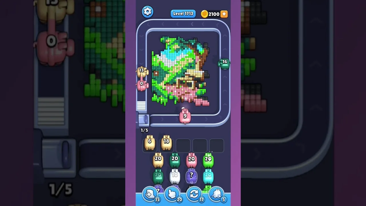 Pixel Flow Level 1713 Solution: Complete Walkthrough & Guide