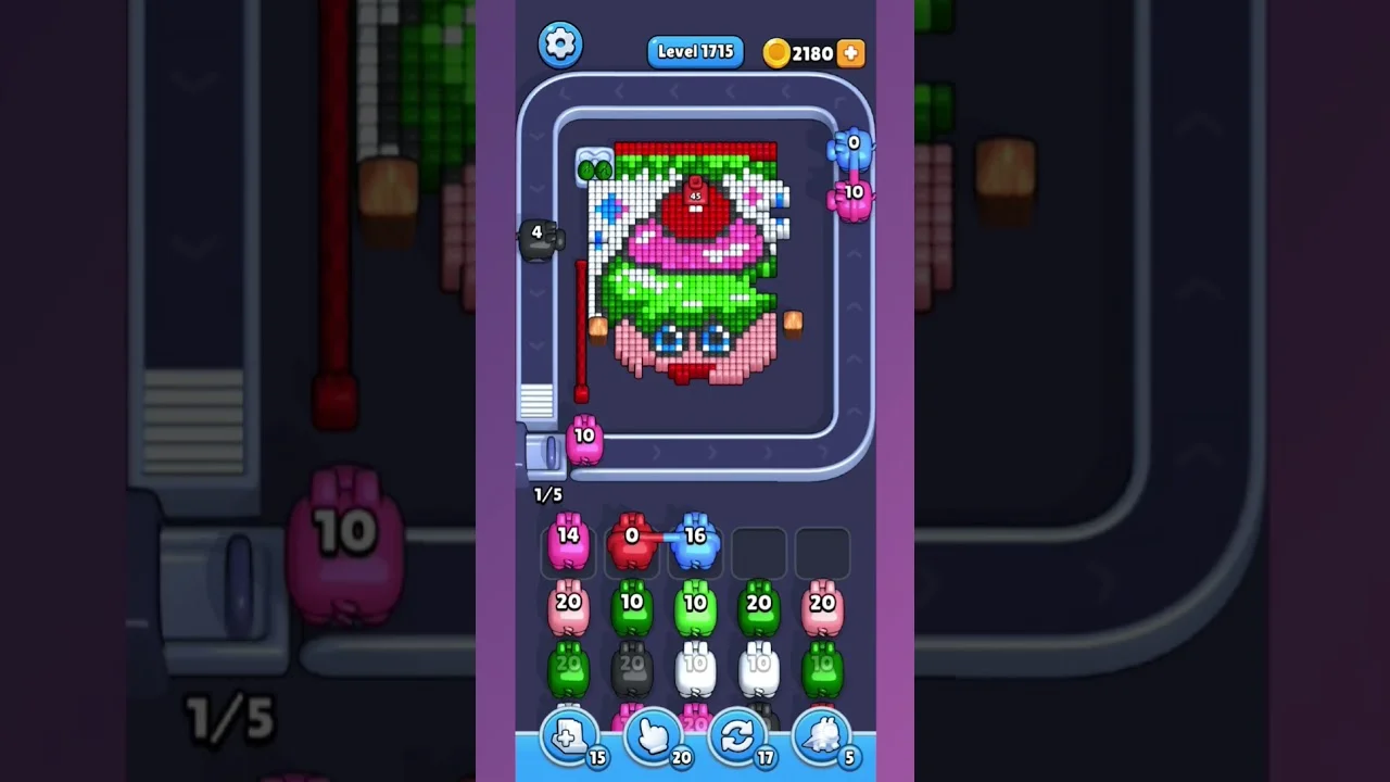 Pixel Flow Level 1715 Solution: Complete Walkthrough & Guide