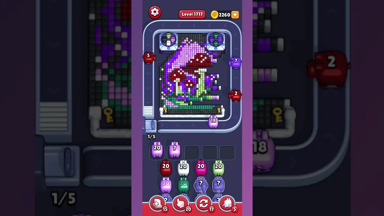 Pixel Flow Level 1717 Solution: Complete Walkthrough & Guide