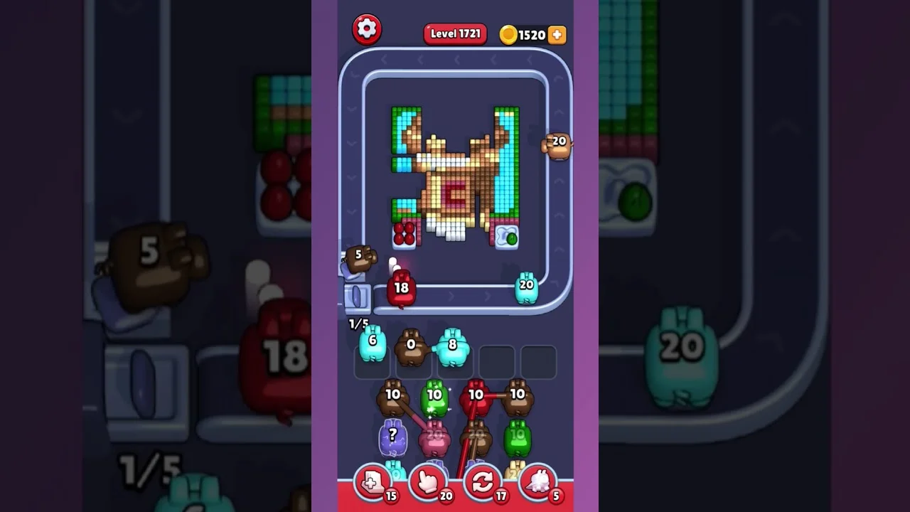 Pixel Flow Level 1721 Solution: Complete Walkthrough & Guide