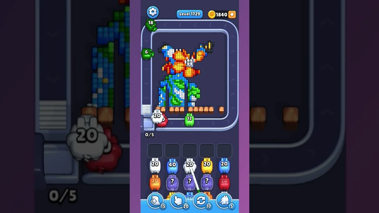 Pixel Flow Level 1729 Solution: Complete Walkthrough & Guide