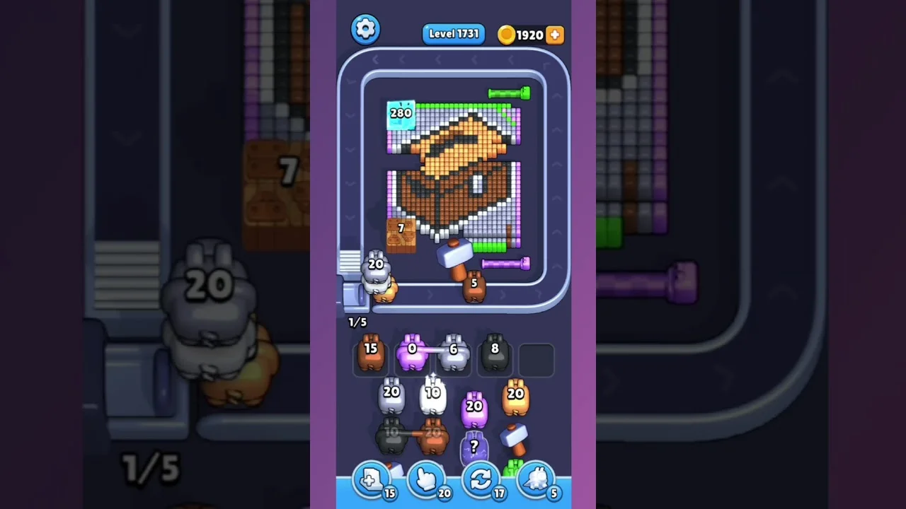 Pixel Flow Level 1731 Solution: Complete Walkthrough & Guide