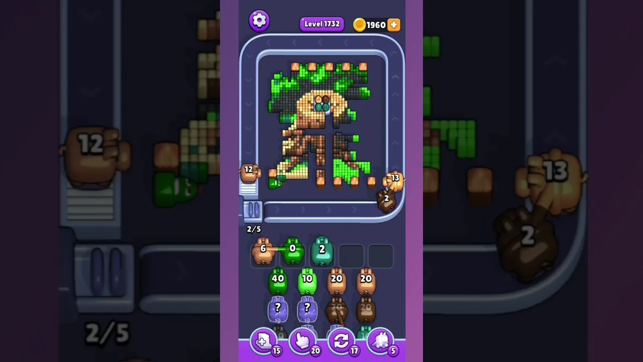 Pixel Flow Level 1732 Solution & Walkthrough Guide