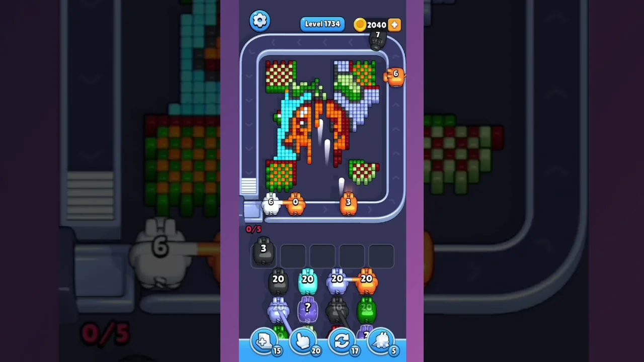 Pixel Flow Level 1734 Solution & Walkthrough Guide