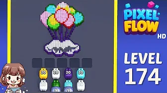 Pixel Flow Level 174 Solution & Walkthrough Guide
