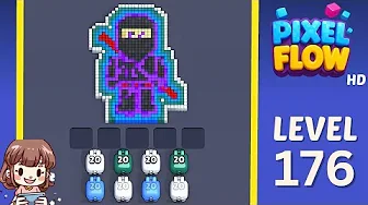 Pixel Flow Level 176 Solution: Complete Walkthrough & Guide