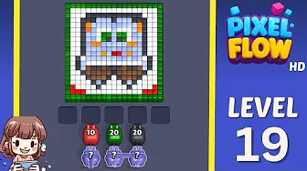 Pixel Flow Level 19 Solution & Walkthrough Guide