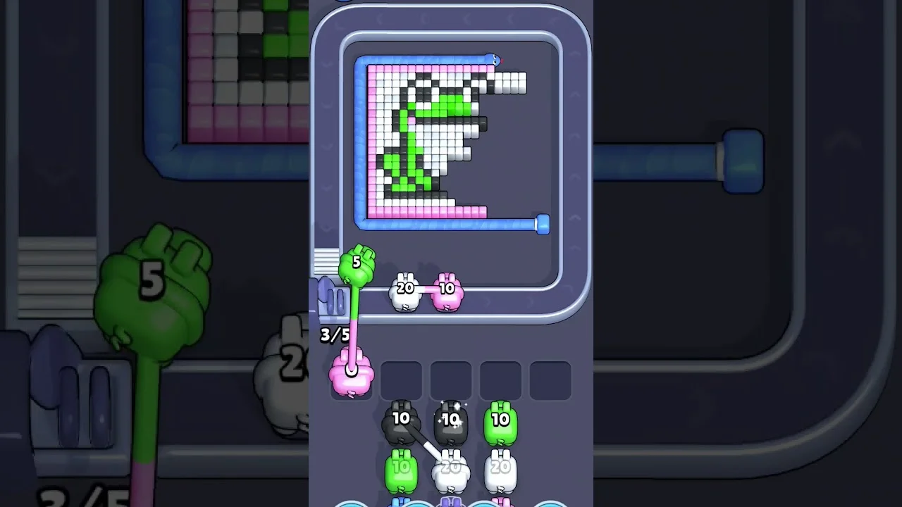 Pixel Flow Level 1968 Solution & Walkthrough Guide
