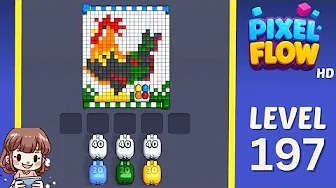 Pixel Flow Level 197 Solution & Walkthrough Guide
