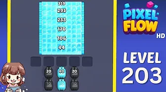 Pixel Flow Level 203 Solution: Complete Walkthrough & Guide