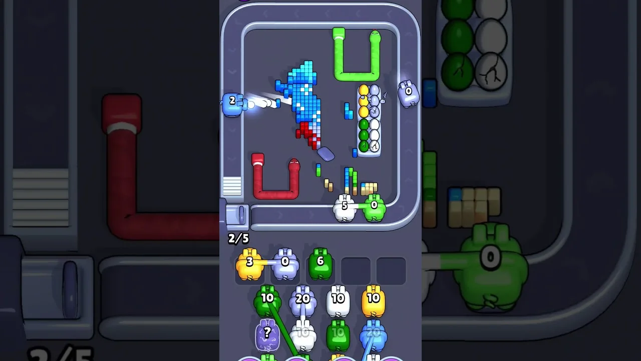 Pixel Flow Level 2037 Solution & Walkthrough Guide