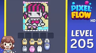 Pixel Flow Level 205 Solution: Complete Walkthrough & Guide