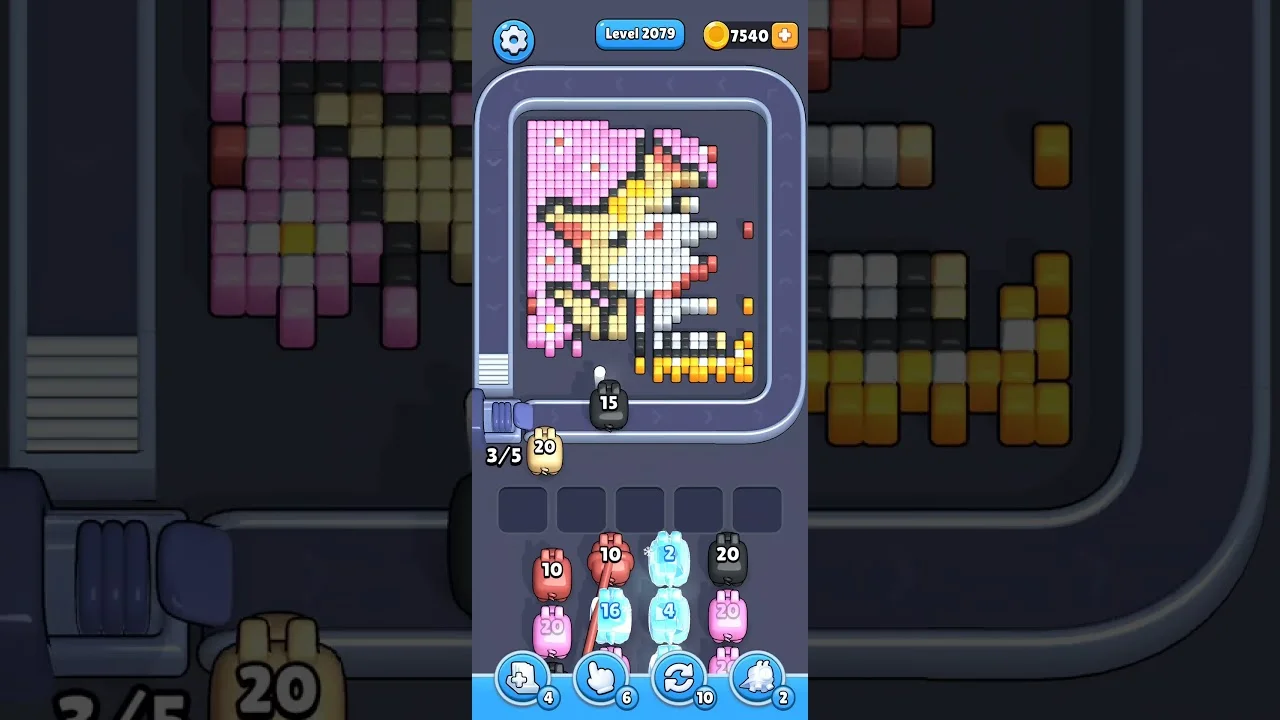 Pixel Flow Level 2079 Solution & Walkthrough Guide