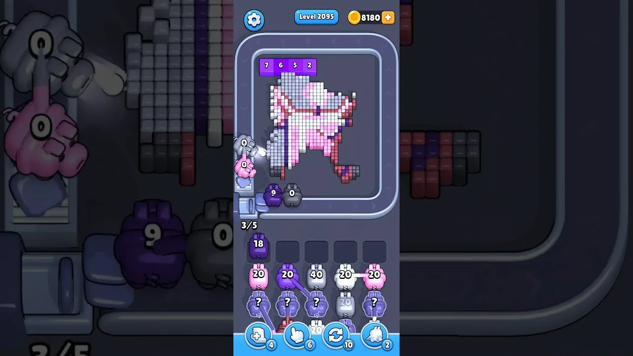Pixel Flow Level 2095 Solution & Walkthrough Guide