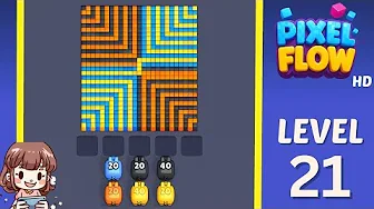 Pixel Flow Level 21 Solution: Complete Walkthrough & Guide