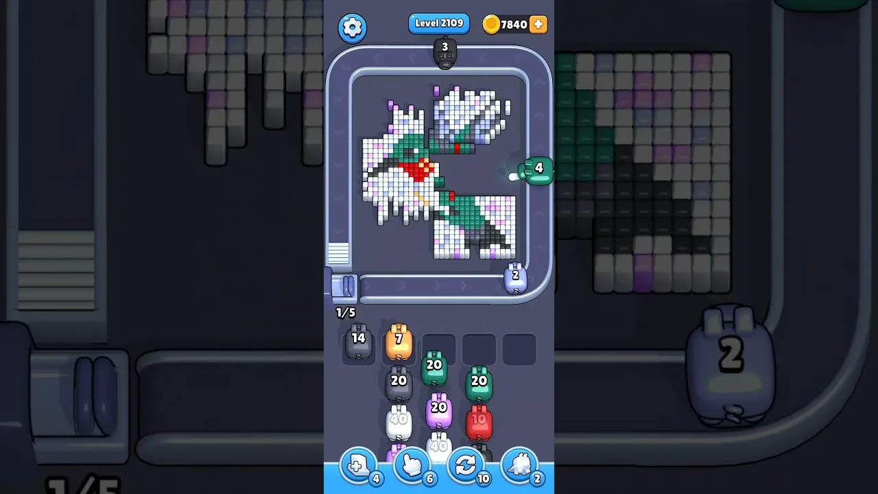 Pixel Flow Level 2109 Solution & Walkthrough Guide