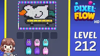 Pixel Flow Level 212 Solution & Walkthrough Guide