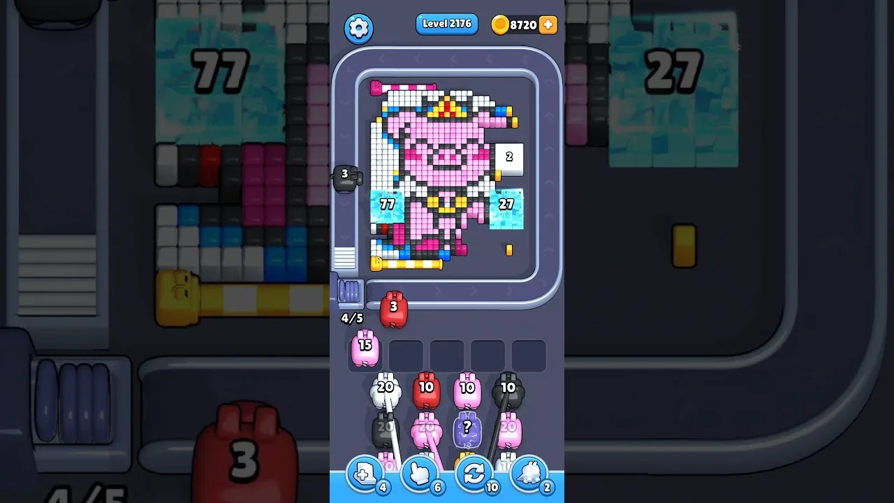 Pixel Flow Level 2176 Solution & Walkthrough Guide