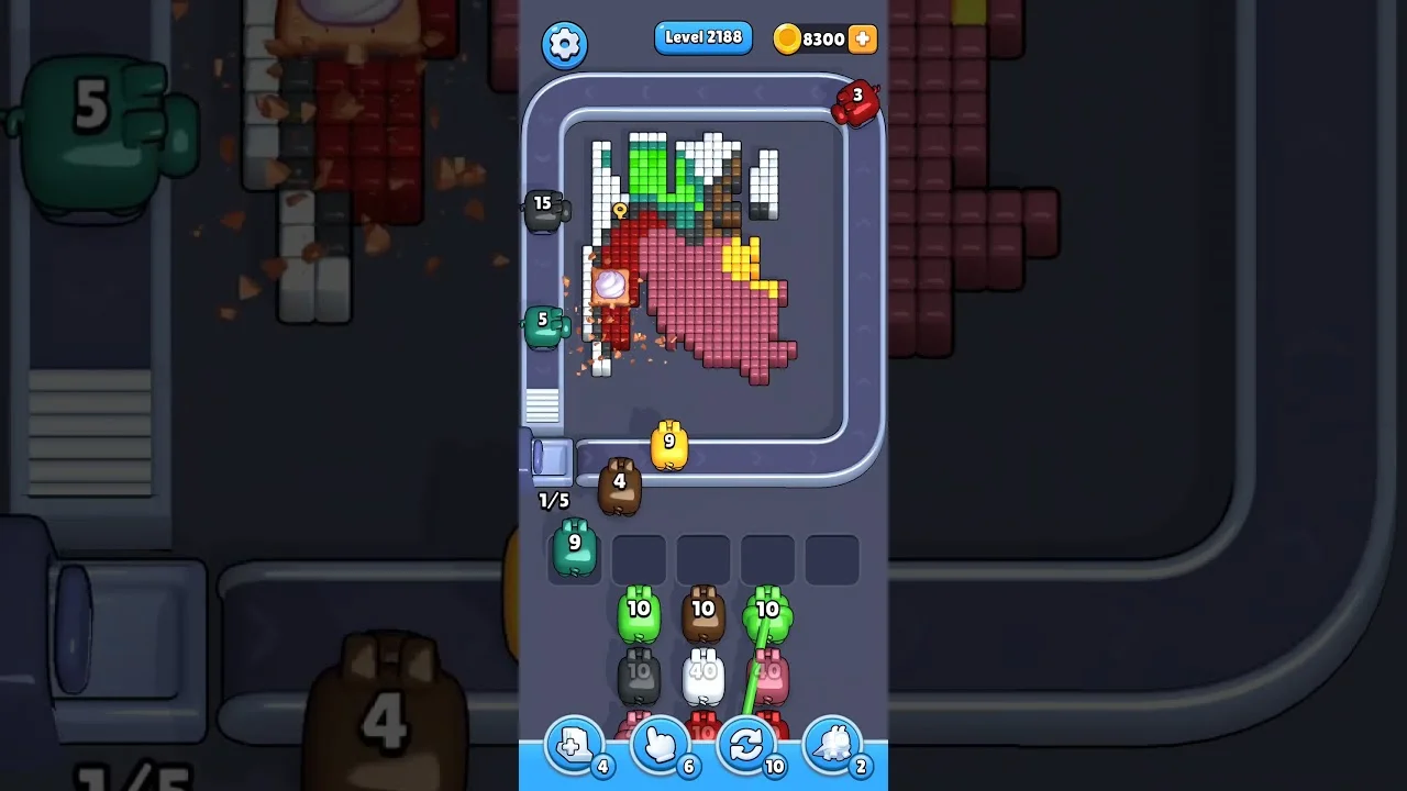 Pixel Flow Level 2188 Solution: Complete Walkthrough & Guide