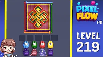 Pixel Flow Level 219 Solution & Walkthrough Guide