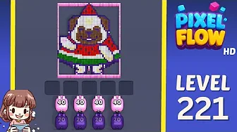 Pixel Flow Level 221 Solution: Complete Walkthrough & Guide