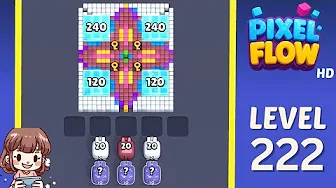 Pixel Flow Level 222 Solution: Complete Walkthrough & Guide