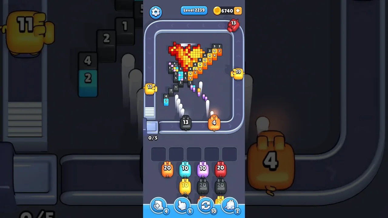 Pixel Flow Level 2239 Solution & Walkthrough Guide