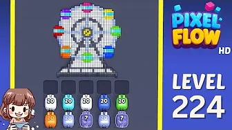 Pixel Flow Level 224 Solution: Complete Walkthrough & Guide