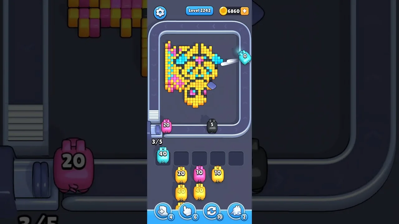Pixel Flow Level 2242 Solution & Complete Walkthrough Guide