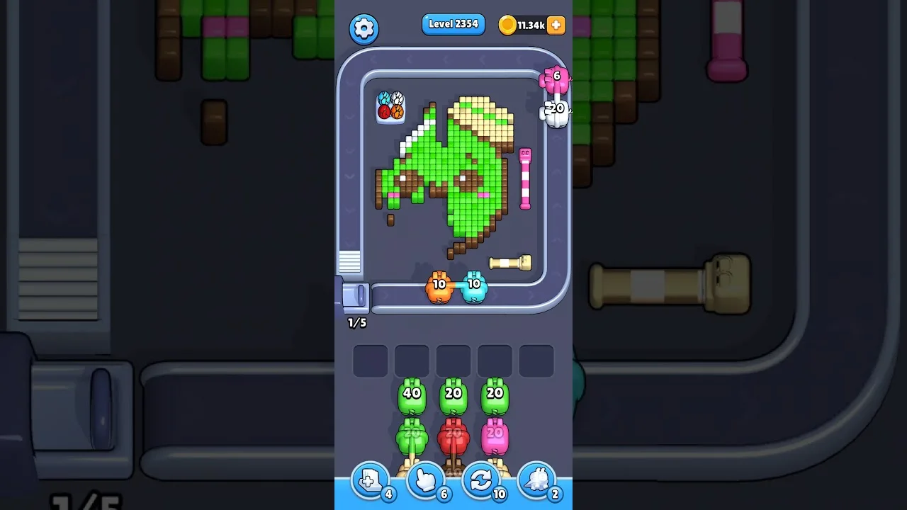 Pixel Flow Level 2354 Solution: Step-by-Step Walkthrough Guide