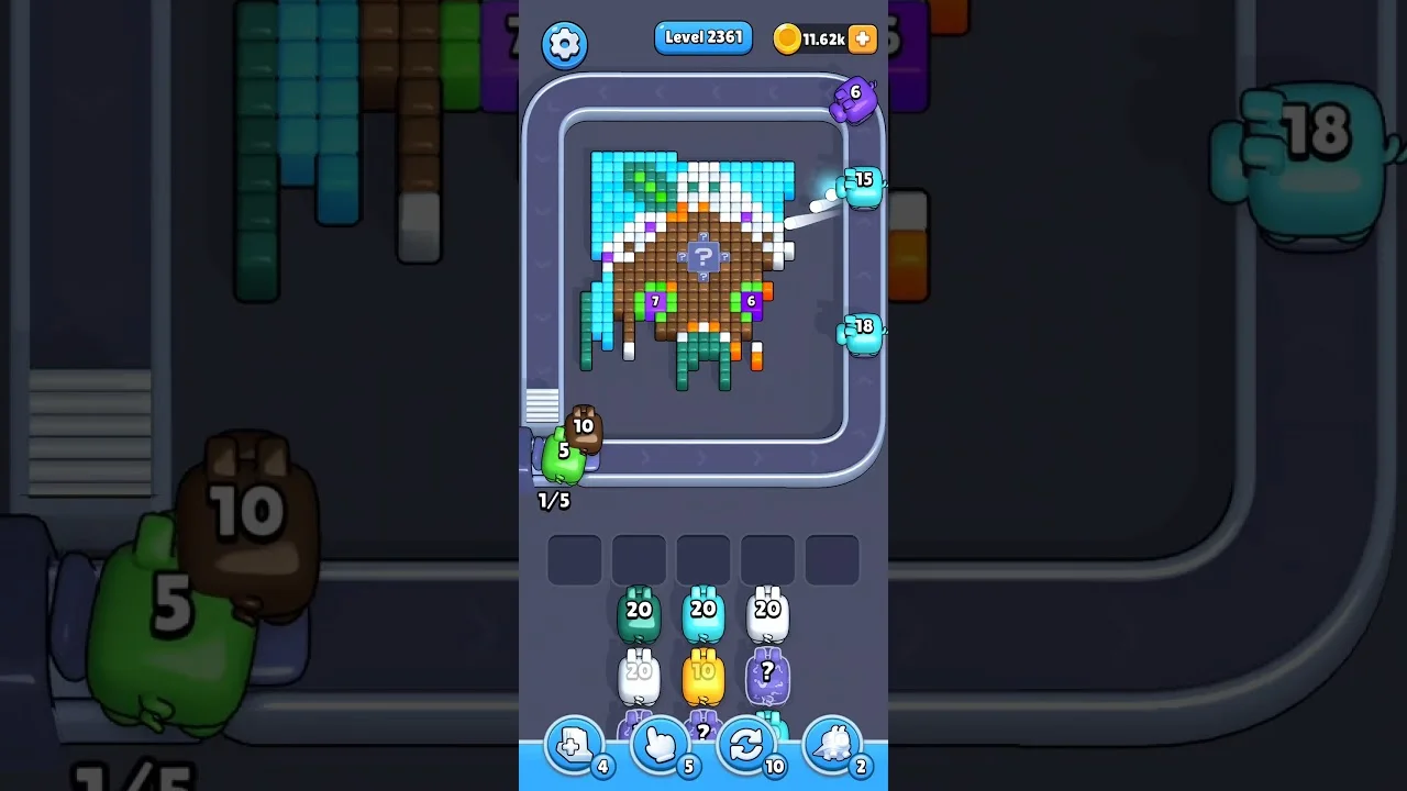 Pixel Flow Level 2361 Solution & Walkthrough Guide