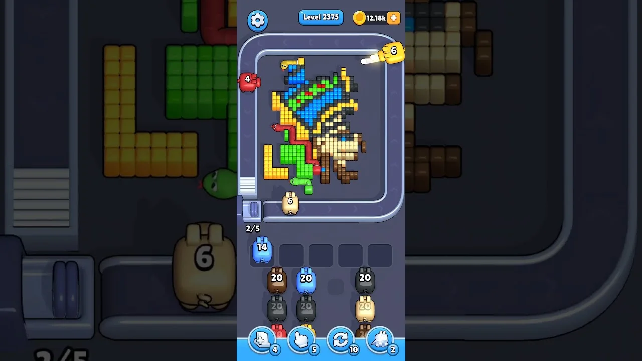 Pixel Flow Level 2375 Solution: Complete Walkthrough & Guide