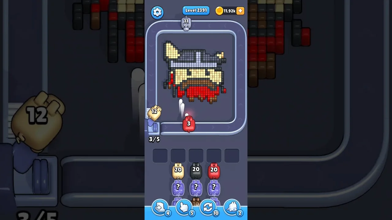 Pixel Flow Level 2391 Solution: Complete Walkthrough Guide