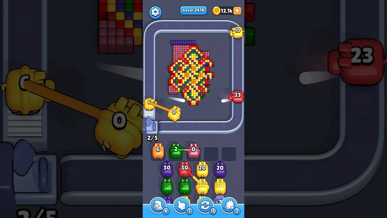 Pixel Flow Level 2418 Solution: Complete Walkthrough & Guide