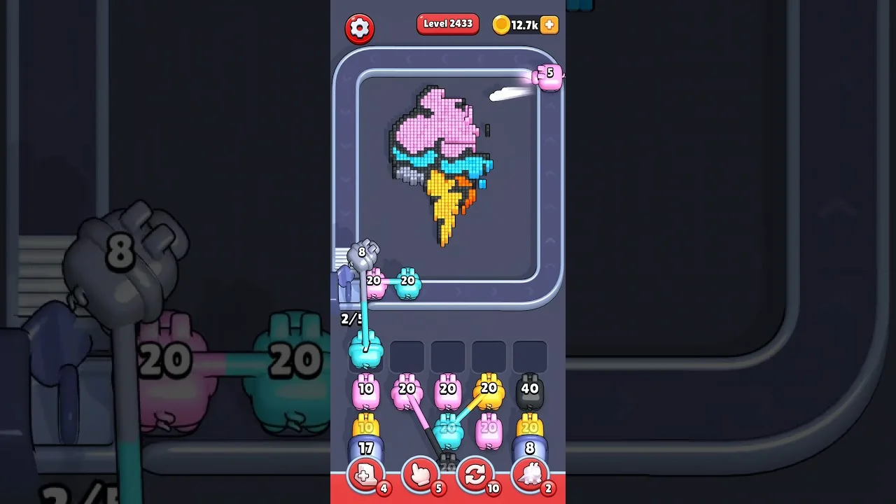 Pixel Flow Level 2433 Solution: Complete Walkthrough & Guide