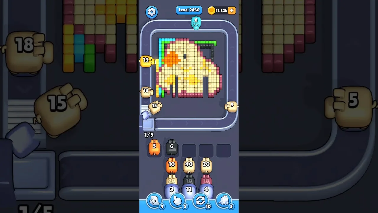 Pixel Flow Level 2436 Solution & Walkthrough Guide