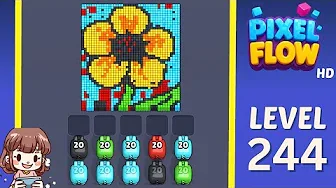Pixel Flow Level 244 Solution: Complete Walkthrough & Guide