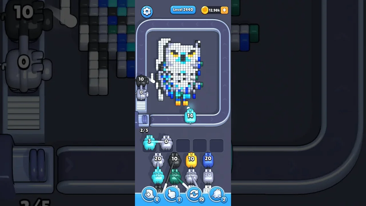 Pixel Flow Level 2440 Solution & Walkthrough Guide